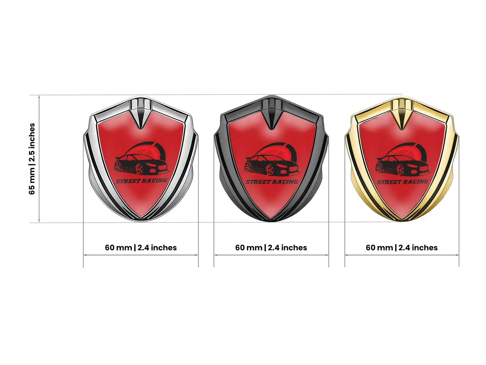 Custom Logo Badge Tuning Style Shiny Logo